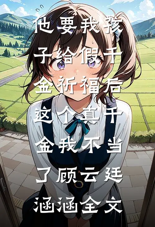 他要我孩子给假千金祈福后，这个真千金我不当了顾云廷涵涵全文