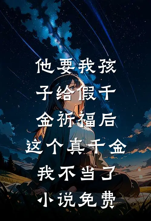 他要我孩子给假千金祈福后，这个真千金我不当了小说免费