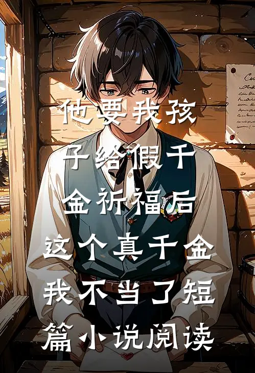他要我孩子给假千金祈福后，这个真千金我不当了短篇小说阅读