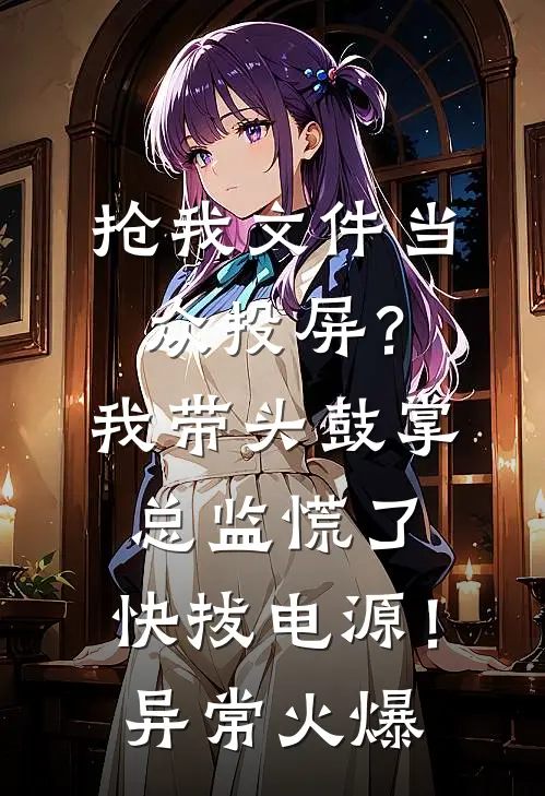 抢我文件当众投屏？我带头鼓掌，总监慌了：快拔电源！异常火爆