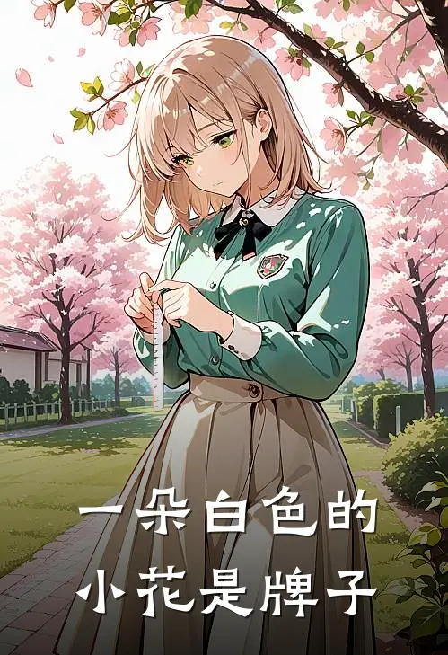 一朵白色的小花是牌子