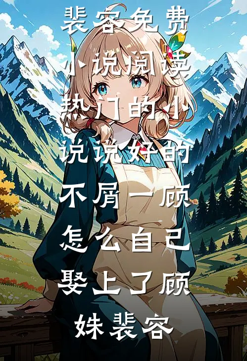 说好的不屑一顾，怎么自己娶上了(顾姝裴容)免费小说阅读_热门的小说说好的不屑一顾，怎么自己娶上了顾姝裴容