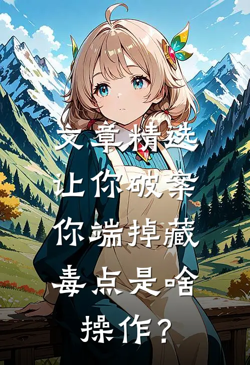 文章精选让你破案，你端掉藏毒点是啥操作？