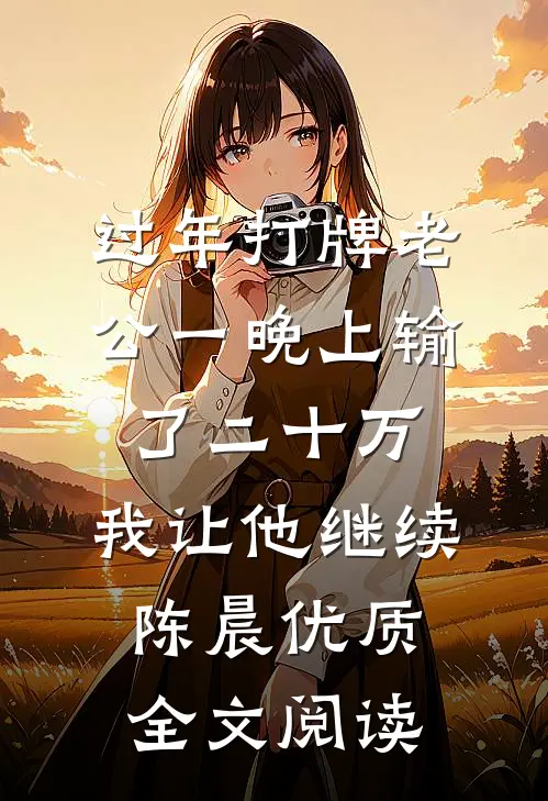过年打牌老公一晚上输了二十万，我让他继续陈晨优质全文阅读