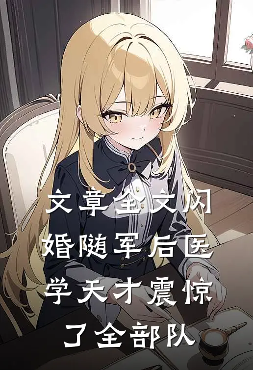 文章全文闪婚随军后医学天才震惊了全部队
