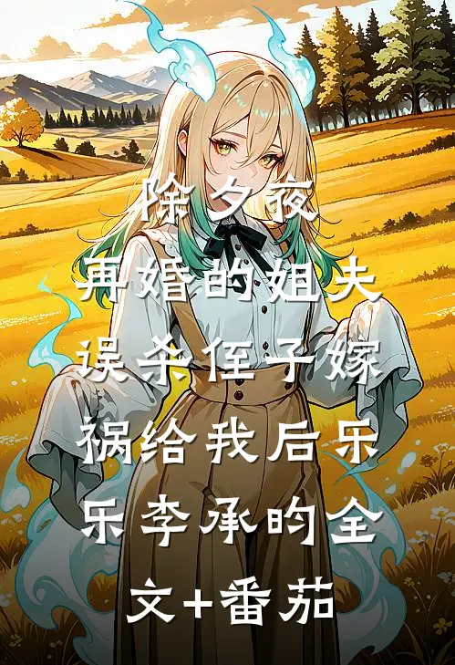 除夕夜，再婚的姐夫误杀侄子嫁祸给我后乐乐李承昀全文+番茄