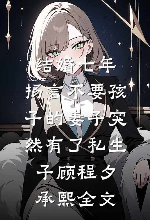 结婚七年，扬言不要孩子的妻子突然有了私生子顾程夕承熙全文