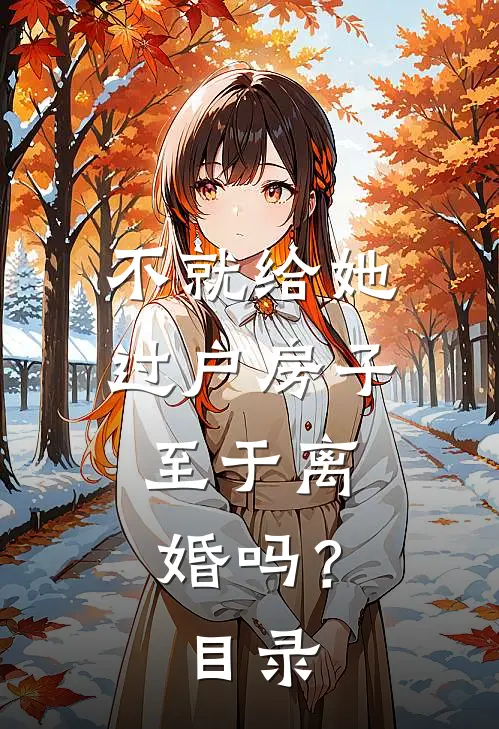 不就给她过户房子，至于离婚吗？目录