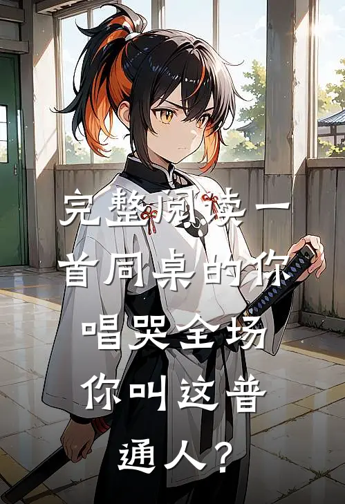 完整阅读一首同桌的你唱哭全场，你叫这普通人？