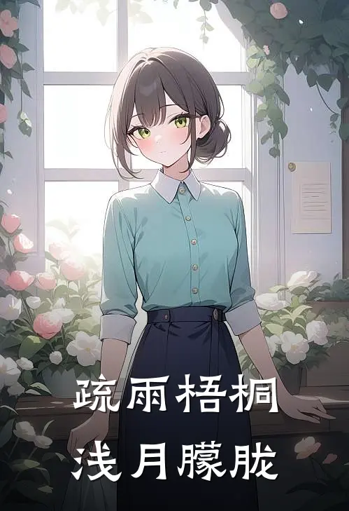 疏雨梧桐浅月朦胧